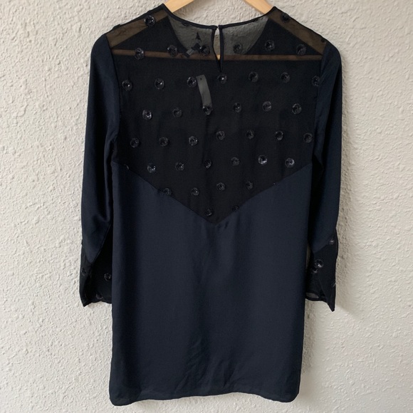 Madewell Broadway and Broome black silk dress - Picture 5 of 7